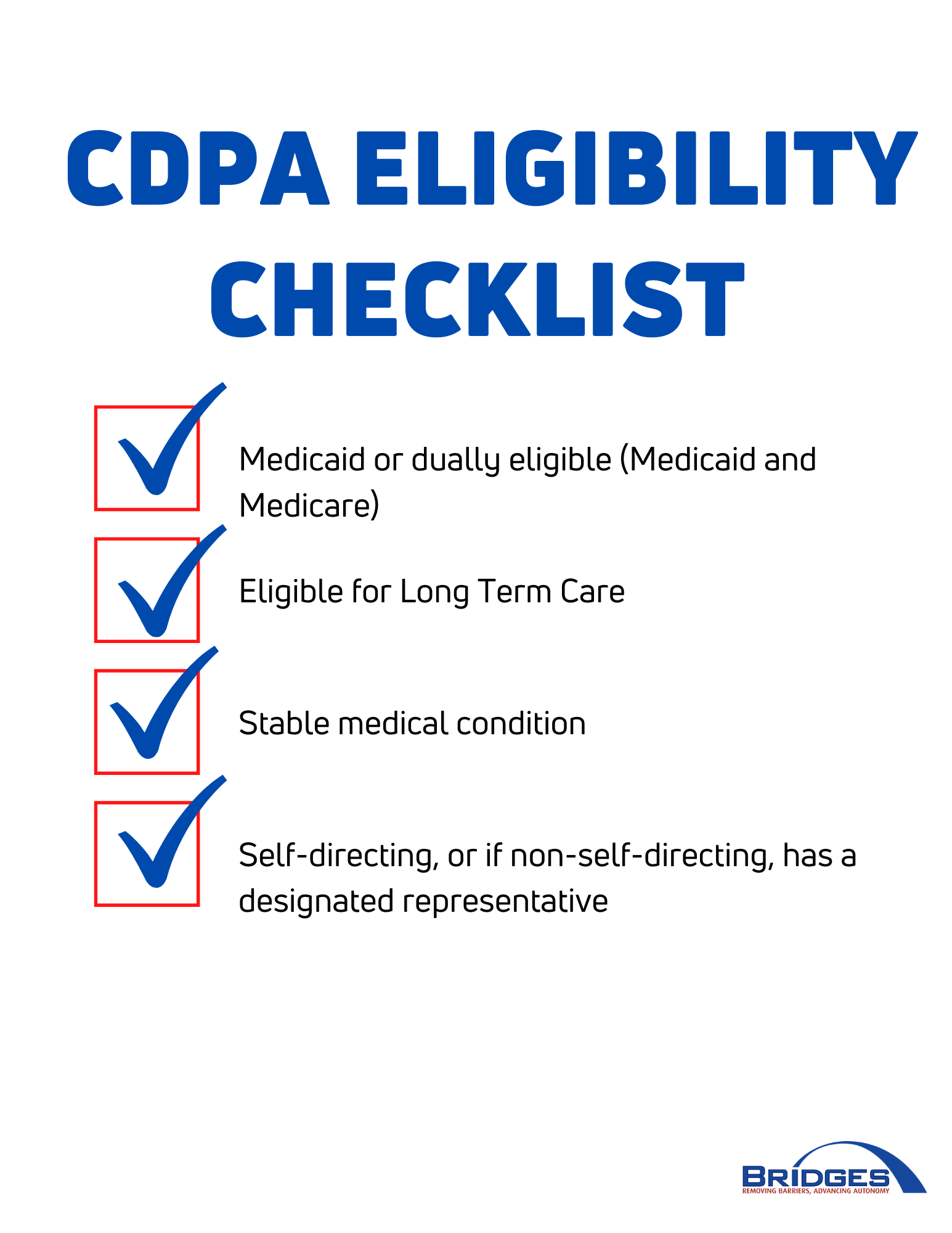 eligibility checklist